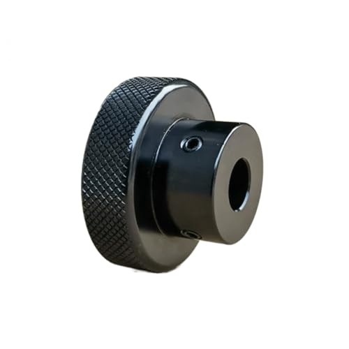 1 Stück 30mm×10mm Schwarz Aluminum alloy handwheel, slide table screw shaft knob von LanMaiXun