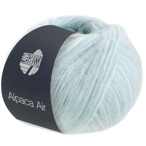 LANA GROSSA Alpaca Air | Leichtes Alpaka-Schlauchgarn | Handstrickgarn aus 62% Alpaka (Baby), 27% Polyamid & 11% Schurwolle (Merino Fein) | 50g Wolle zum Stricken & Häkeln | 140m Garn von Lana Grossa