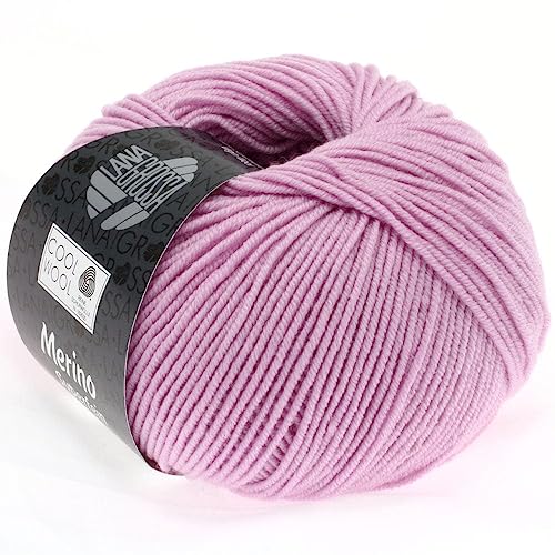 LANA GROSSA Cool Wool Uni | Extrafeine Merinowolle waschmaschinenfest und filzfrei | Handstrickgarn aus 100% Schurwolle (Merino extrafein) | 50g Wolle zum Stricken & Häkeln | 160m Garn von Lana Grossa