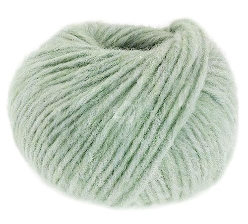 LANA GROSSA Ecopuno Chunky | Superleichtes, flauschiges Effektgarn mit Baby Alpaka | Handstrickgarn aus 33% Schurwolle (Merino) & 19% Alpaka Wolle | 50g Wolle zum Stricken & Häkeln | 70m Garn von Lana Grossa