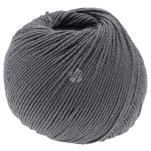 LANA GROSSA Elastico | Baumwoll-Klassiker mit leichtem Stretchanteil | Handstrickgarn aus 96% Baumwolle & 4% Polyester (Elite)| 50g Wolle zum Stricken & Häkeln | 160m Garn von Lana Grossa