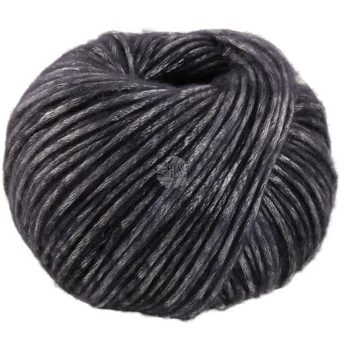 LANA GROSSA Lucida | Metallisch glänzende Netzgarnstruktur aus Viskose gefüllt mit Merinofasern | Aus 58% Schurwolle (Merino) & 42% Viskose | 50g Wolle zum Stricken & Häkeln | 100m Garn von Lana Grossa