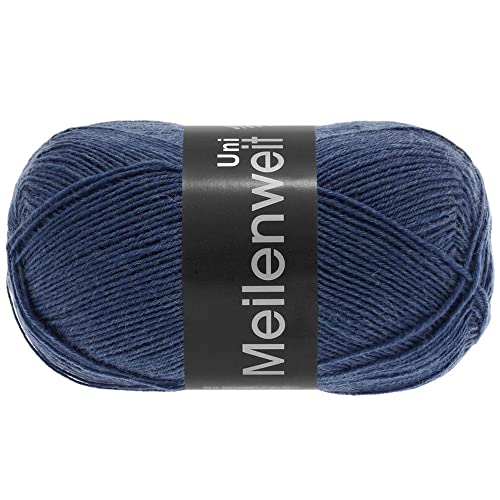 LANA GROSSA Meilenweit 100 | Sockenklassiker, uni und bedruckt, waschmaschienenfest | Handstrickgarn aus 80% Schurwolle & 20% Polyamid | 100g Wolle zum Stricken & Häkeln | 420m Garn LANA GROSSA Meilenweit 100 | Sockenklassiker, uni und bedruckt, waschmaschienenfest | Handstrickgarn aus 80% Schurwolle & 20% Polyamid | 100g Wolle zum Stricken & Häkeln | 420m Garn von Lana Grossa