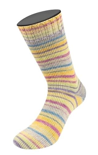 LANA GROSSA Meilenweit 100 Zucchero | Sockenklassiker, bedruckt und waschmaschinenfest | Handstrickgarn aus 75% Schurwolle & 25% Polyamid | 100g Wolle, Stricken & Häkeln | 420m Garn FB 6508 LANA GROSSA Meilenweit 100 Zucchero | Sockenklassiker, bedruckt und waschmaschinenfest | Handstrickgarn aus 75% Schurwolle & 25% Polyamid | 100g Wolle, Stricken & Häkeln | 420m Garn FB 6508 von Lana Grossa