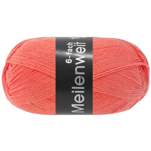 LANA GROSSA Meilenweit 6-fach 150 | 6-fädiger Sockenklassiker, waschmaschinenfest | Handstrickgarn 80% Schurwolle & 20% Polyamid | 150g Wolle zum Stricken & Häkeln | 390m Garn LANA GROSSA Meilenweit 6-fach 150 | 6-fädiger Sockenklassiker, waschmaschinenfest | Handstrickgarn 80% Schurwolle & 20% Polyamid | 150g Wolle zum Stricken & Häkeln | 390m Garn von Lana Grossa