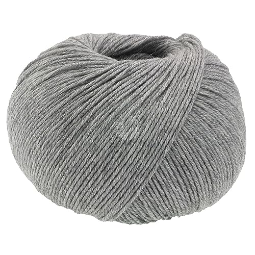 LANA GROSSA Merino Superiore | Pure, extrafeine Merinowolle waschmaschinenfest und filzfrei | Handstrickgarn aus 100% Schurwolle (Merino extrafein) | 50g Wolle zum Stricken & Häkeln | 180m Garn von Lana Grossa