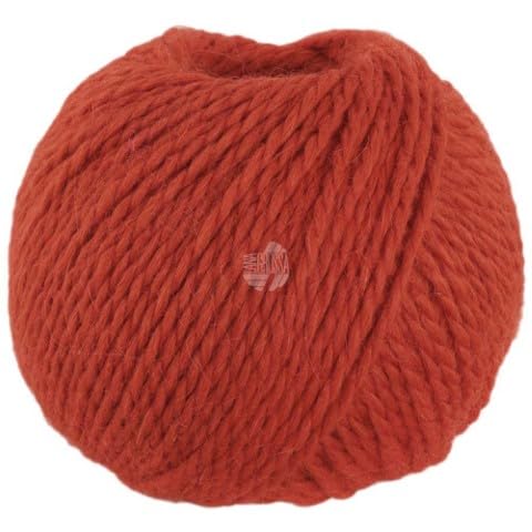 LANA GROSSA Natural Lama Chunky | Voluminöses Garn aus feinen Baby-Lama Fasern | Handstrickgarn aus 100% Lama (Baby) | 50g Wolle zum Stricken & Häkeln | 70m Garn von Lana Grossa