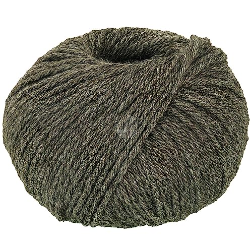 LANA GROSSA New Classic | Klassisch verzwirntes Garn mit Bambusfasern und Yak | Handstrickgarn aus 48% Schurwolle, 36% Viskose, 8% Yak & 8% Nylon | 50g Wolle zum Stricken & Häkeln | 100m Garn von Lana Grossa