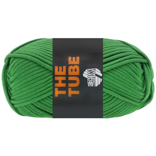 LANA GROSSA The Tube | Weiches, gefülltes Schlauchgarn ideal geeignet für Home- Accessoires und Taschen | Handstrickgarn aus 60% Baumwolle & 40% Nylon | 200g Wolle zum Stricken & Häkeln | 114m Garn von Lana Grossa