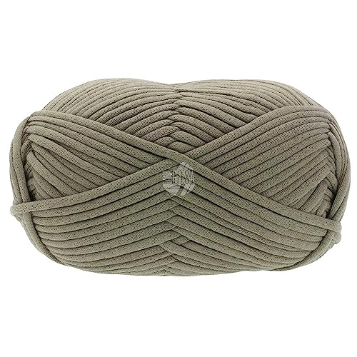 LANA GROSSA The Tube | Weiches, gefülltes Schlauchgarn ideal geeignet für Home- Accessoires und Taschen | Handstrickgarn aus 60% Baumwolle & 40% Nylon | 200g Wolle zum Stricken & Häkeln | 114m Garn von Lana Grossa