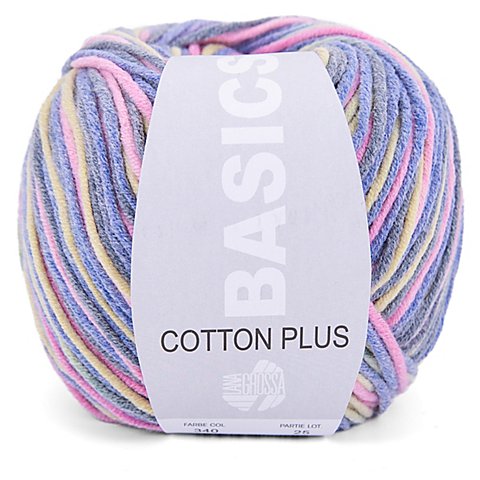 Lana Grossa Basics Cotton Plus – Baumwollmischgarn, lila color von Lana Grossa