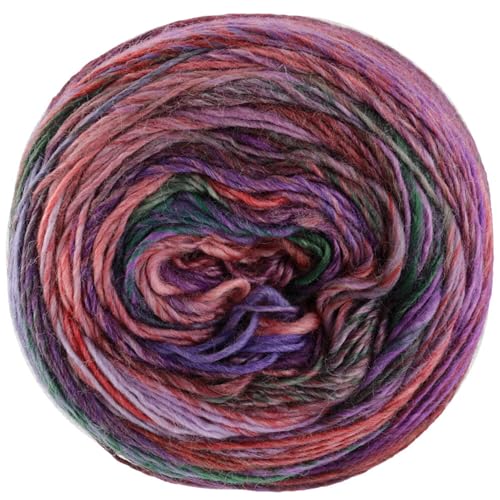 Lana Grossa COLORISSIMO Dochtgarn aus 100% Merinowolle mit effektvollen Farbmustern 300 m, Farbe:212 von Lana Grossa
