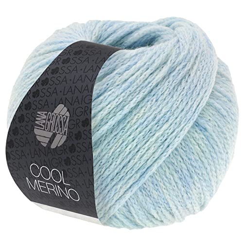 Lana Grossa Cool Merino (Print) 06 - Hellblau von Lana Grossa