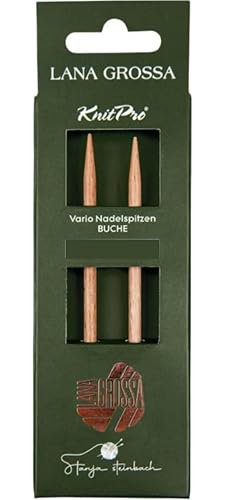Lana Grossa Nadelspitzen Vario Buche – austauschbar & nachhaltig – aus leichtem, robustem Buchenholz – glatt & rutschfest – ideal für alle Garne – 6,0 Lana Grossa Nadelspitzen Vario Buche – austauschbar & nachhaltig – aus leichtem, robustem Buchenholz – glatt & rutschfest – ideal für alle Garne – 6,0 von Lana Grossa