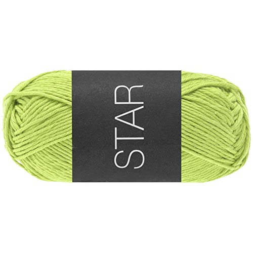 LANA GROSSA Star | Topflappen-Baumwolle | Handstrickgarn aus 100% Baumwolle | 50g Wolle zum Stricken & Häkeln | 90m Garn von Lana Grossa