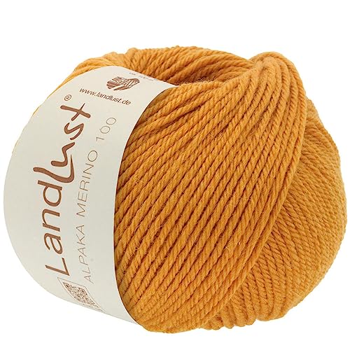 LandLust Alpaka Merino 100 325 - Orange von Lana Grossa