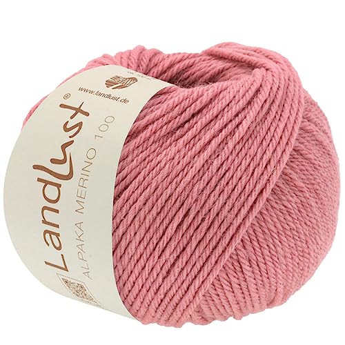 LandLust Alpaka Merino 100 327 - Zinnoberrot von Lana Grossa