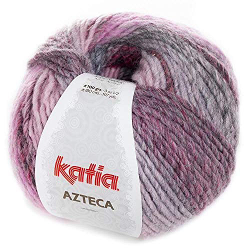 Lanas Katia Azteca Rosa 7832: Garn, Wolle, Aztekenmuster, 100g, 180m von Lanas Katia