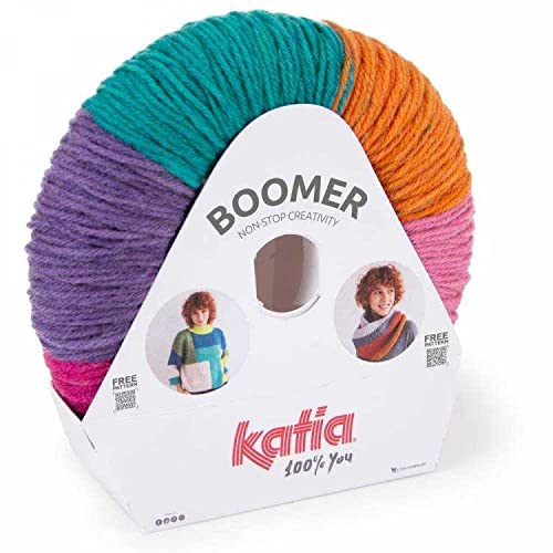 Lanas Katia Boomer Garn, orange, Artikelnummer 107 von Lanas Katia