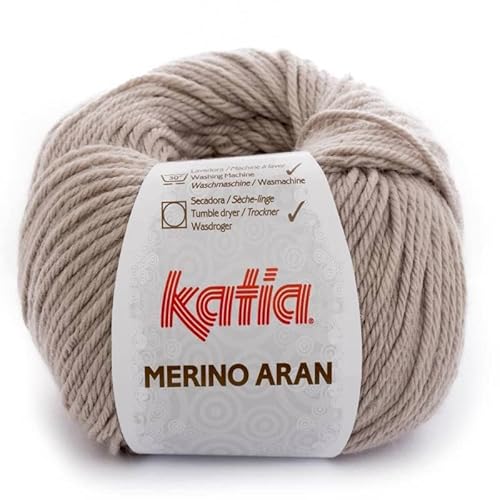 Merino Aran Wolle Katia – Schlamm – 9 von Lanas Katia