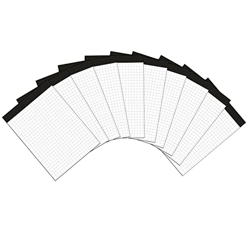 Landré Notiz-Block ohne Deckblatt A6 kariert, 50 Blatt, 70 g/m², 10 Stück von LANDRE