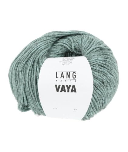 50g "Vaya" - Farbe: 73 - petrol melange - luftiges Garn aus Baumwolle, Merino und Yak von Lang Yarns