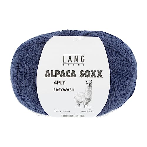 Lang Yarns ALPACA SOXX 4-Fach / 4-PLY 100g/390 m Fb. 25 NAVY von Lang Yarns