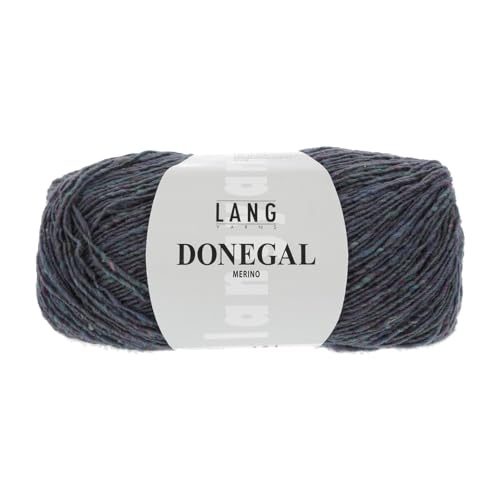 LANG YARNS Donegal - Farbe: Lila (0046) - 50 g / ca. 190 m Wolle von Lang Yarns