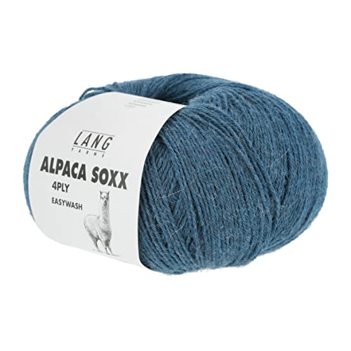 Lang Yarns - Alpaca Soxx 4-fach/4-PLY 0088 petrol melange 100 g von Lang Yarns