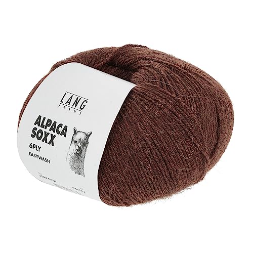 Lang Yarns - Alpaca Soxx 6-fach/6-PLY 0167 zimt melange 150 g von Lang Yarns