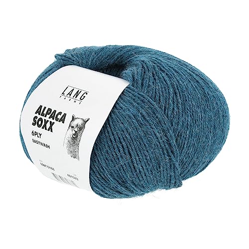 Lang Yarns - Alpaca Soxx 6-fach/6-PLY 0188 petrol hell melange 150 g von Lang Yarns