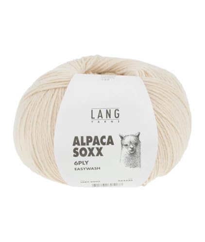 Lang Yarns Alpaca Soxx 6-ply 1087.0002 - creme von Lang Yarns