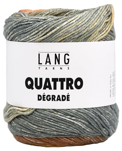 Lang Yarns Baumwolle zum Stricken und Häkeln QUATTRO DEGRADE – 100 g von Lang Yarns