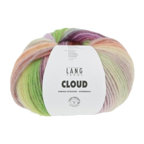 Lang Yarns - Cloud 0009 violett grün blau 100 g von Lang Yarns