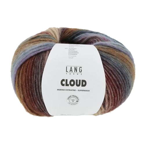 Lang Yarns - Cloud 0012 kastanie petrol 100 g von Lang Yarns