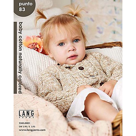 Lang Yarns Heft "Punto 83 Baby Cotton Naturally Colored" von Lang Yarns