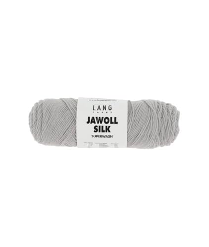 Lang Yarns Jawoll Silk 50g 130.0123 - hellgrau Melange von Lang Yarns