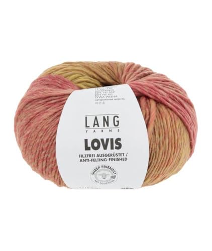 Lang Yarns LOVIS 170 m/ 50 g ORANGE/SAFRAN/GRÃœN Fb. 01 von Lang Yarns