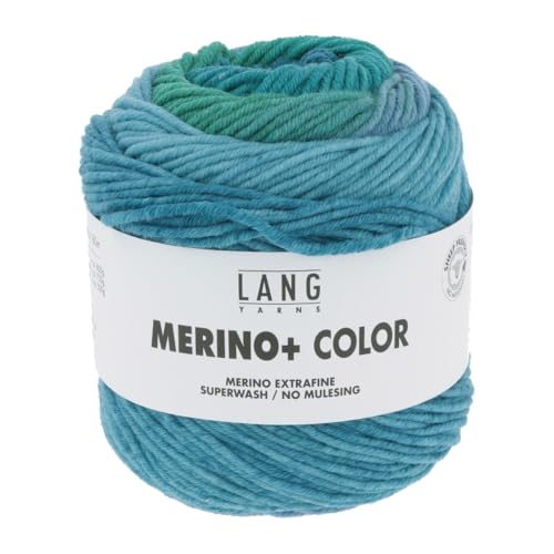 Lang Yarns Merino+ Color 926.0210 - Petrol/grün/blau von Lang Yarns