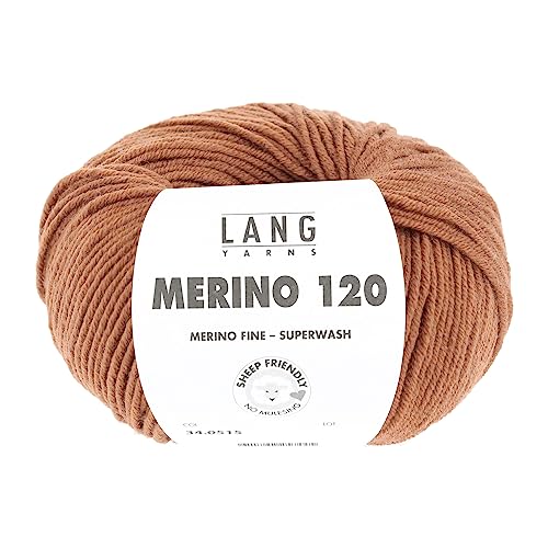 Lang Yarns Merino 120 34.0539 - Hellbraun von Lang Yarns