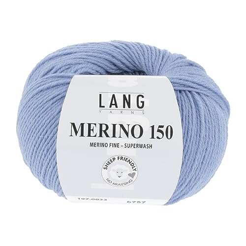 Lang Yarns Merino 150 Superwash 0033 himmelblau von Lang Yarns