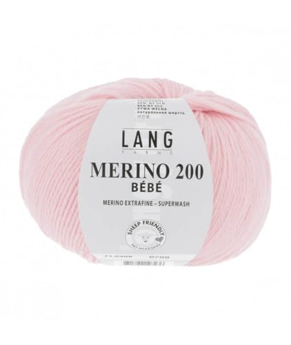 Lang Yarns Merino 200 Bébé 0309 hellrosa von Lang Yarns