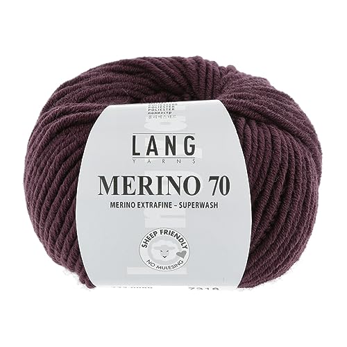 Lang Yarns Merino 70 - 0080 pflaume von Lang Yarns