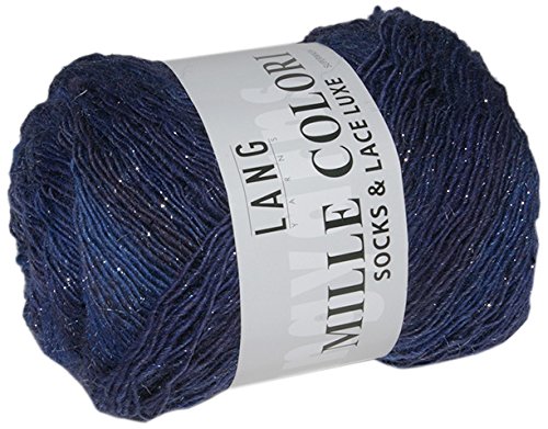 Lang Yarns Mille Colori Socken und Spitze, Wolle, Nylon, Polyester, 1 Stück, Luxe-35 von Lang Yarns