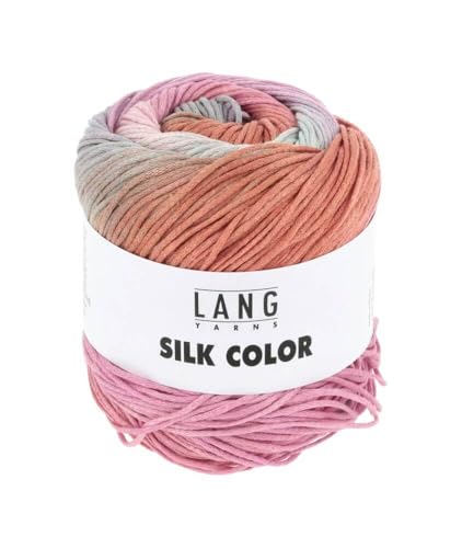 Lang Yarns Silk Color 1141.0001 - Rosa/Mint/Orange von Lang Yarns