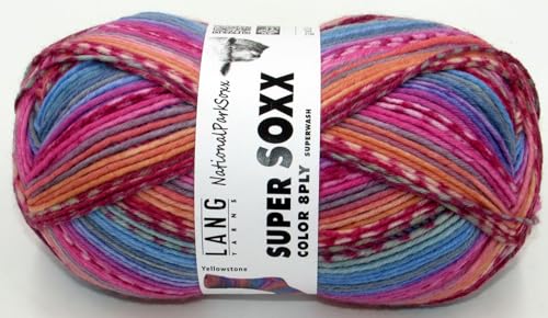 Lang Yarns Super Soxx Color 8-fach/8-ply 150g 482 - Yellowstone von Lang Yarns