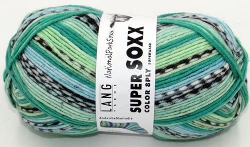 Lang Yarns Super Soxx Color 8-fach/8-ply 150g 483 - AndasibeMantadia von Lang Yarns