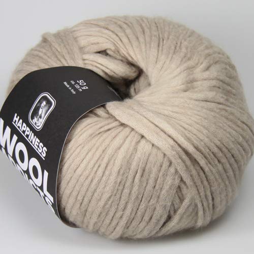 Lang Yarns WOOLADDICTS Sommer 2019! - 50g Happiness - Farbe: 39 - Khaki - super-weiche, hochwertige Baumwolle gibt diesem Garn seinen einzigartigen Touch. Sie Werden es lieben! von Lang Yarns