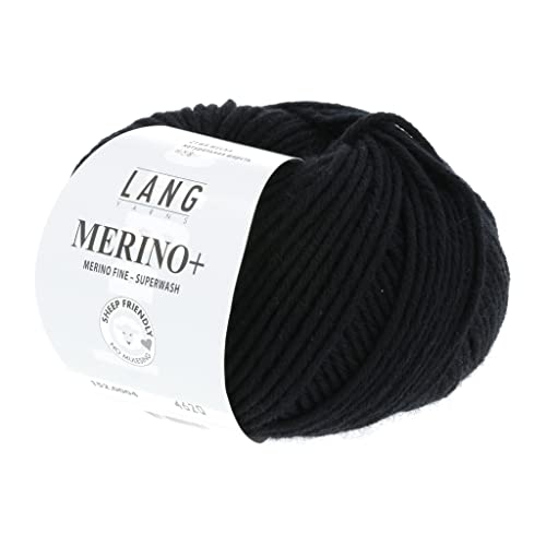 Merino + 0004 schwarz von Lang Yarns