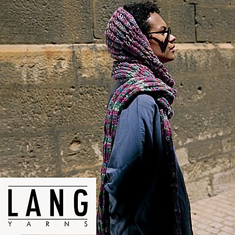 Strickanleitung – Tuch "Xana" aus Lang Yarns Lisboa von Lang Yarns